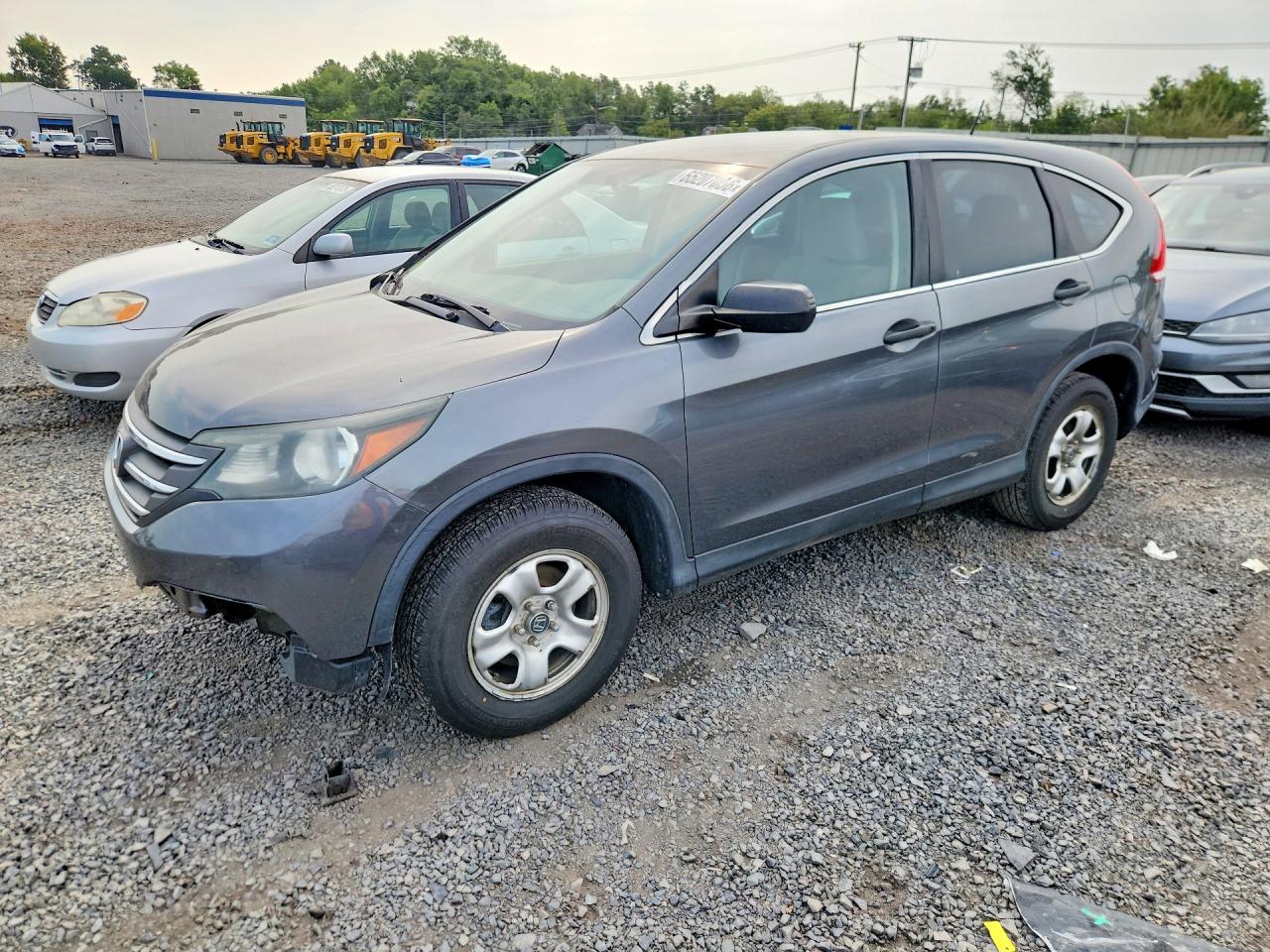 2014 Honda Cr-v Lx Gray vin: 5J6RM4H36EL059586