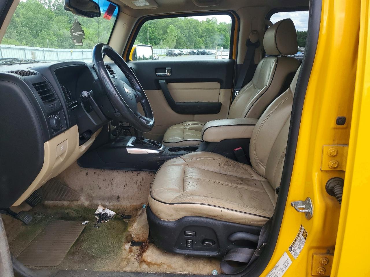 2006 Hummer H3 Yellow vin: 5GTDN136068109229