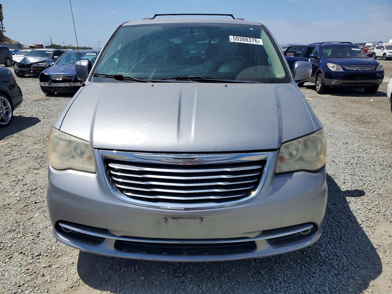2013 Chrysler Town & Country Touring Silver vin: 2C4RC1BG5DR554855
