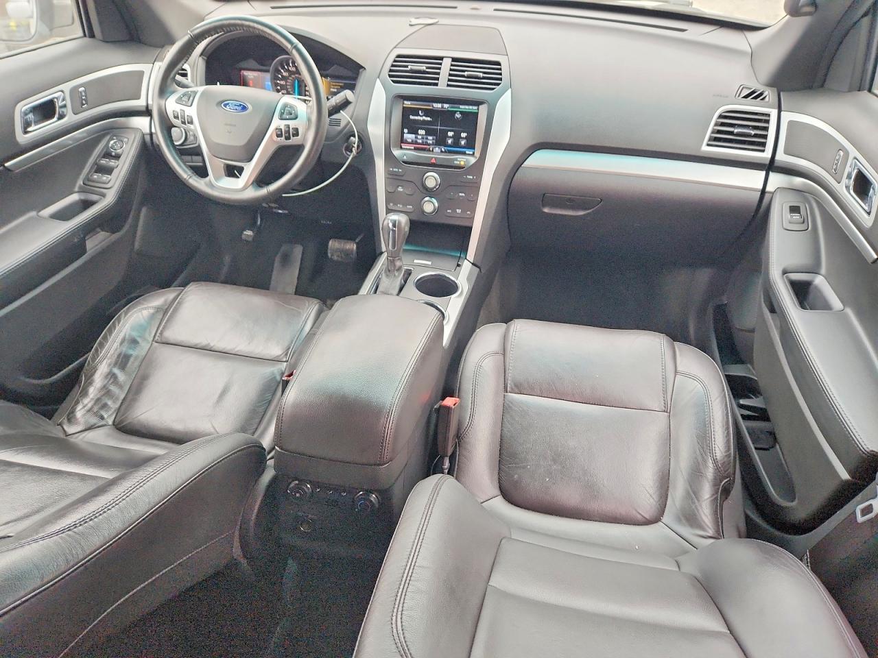 2014 Ford Explorer Xlt White vin: 1FM5K7D88EGB24892