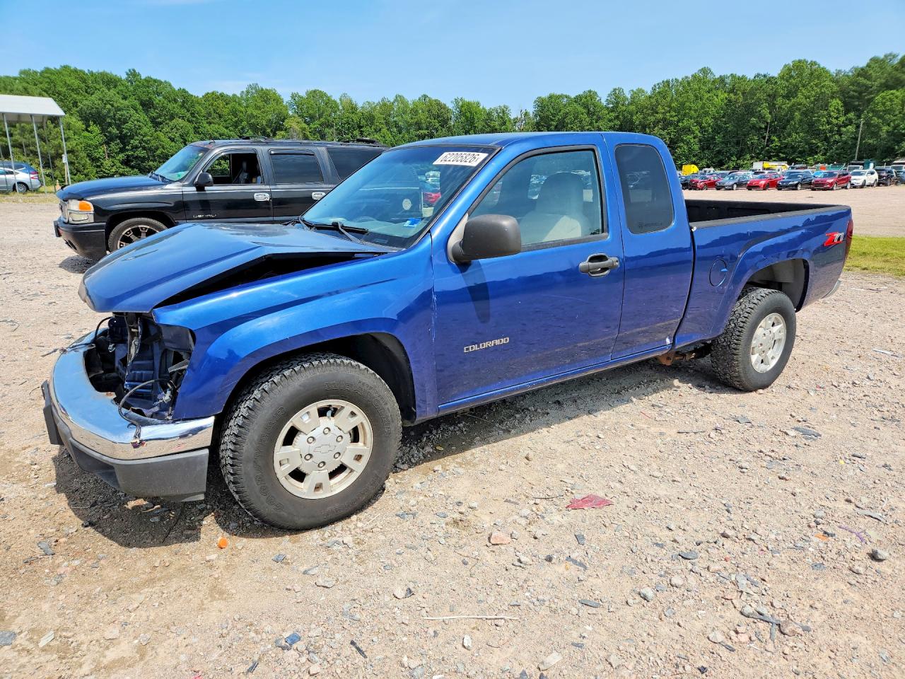 2005 Chevrolet Colorado Синий vin: 1GCDS196958155406