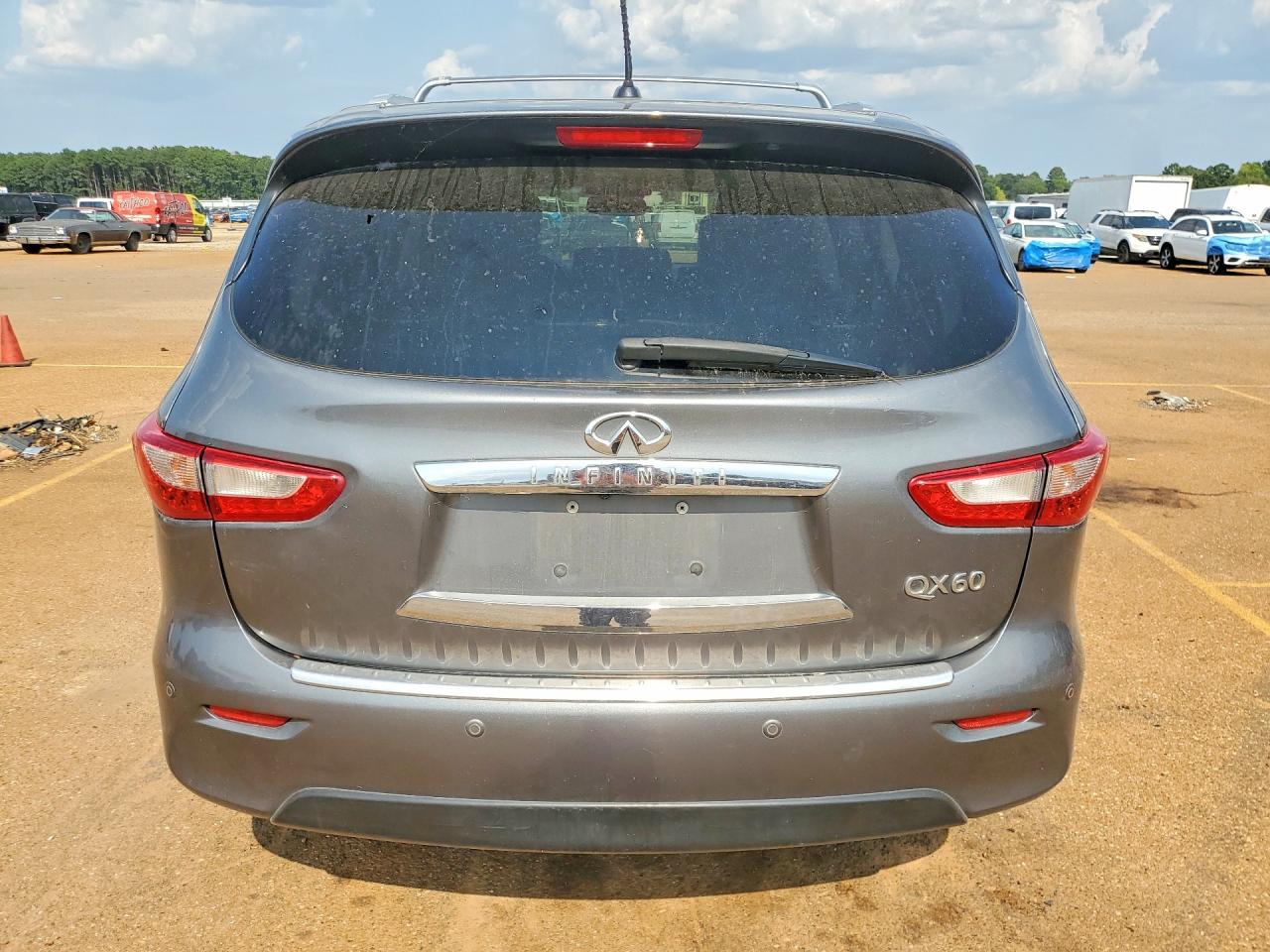 2015 Infiniti Qx60 Base Gray vin: 5N1AL0MM8FC525612