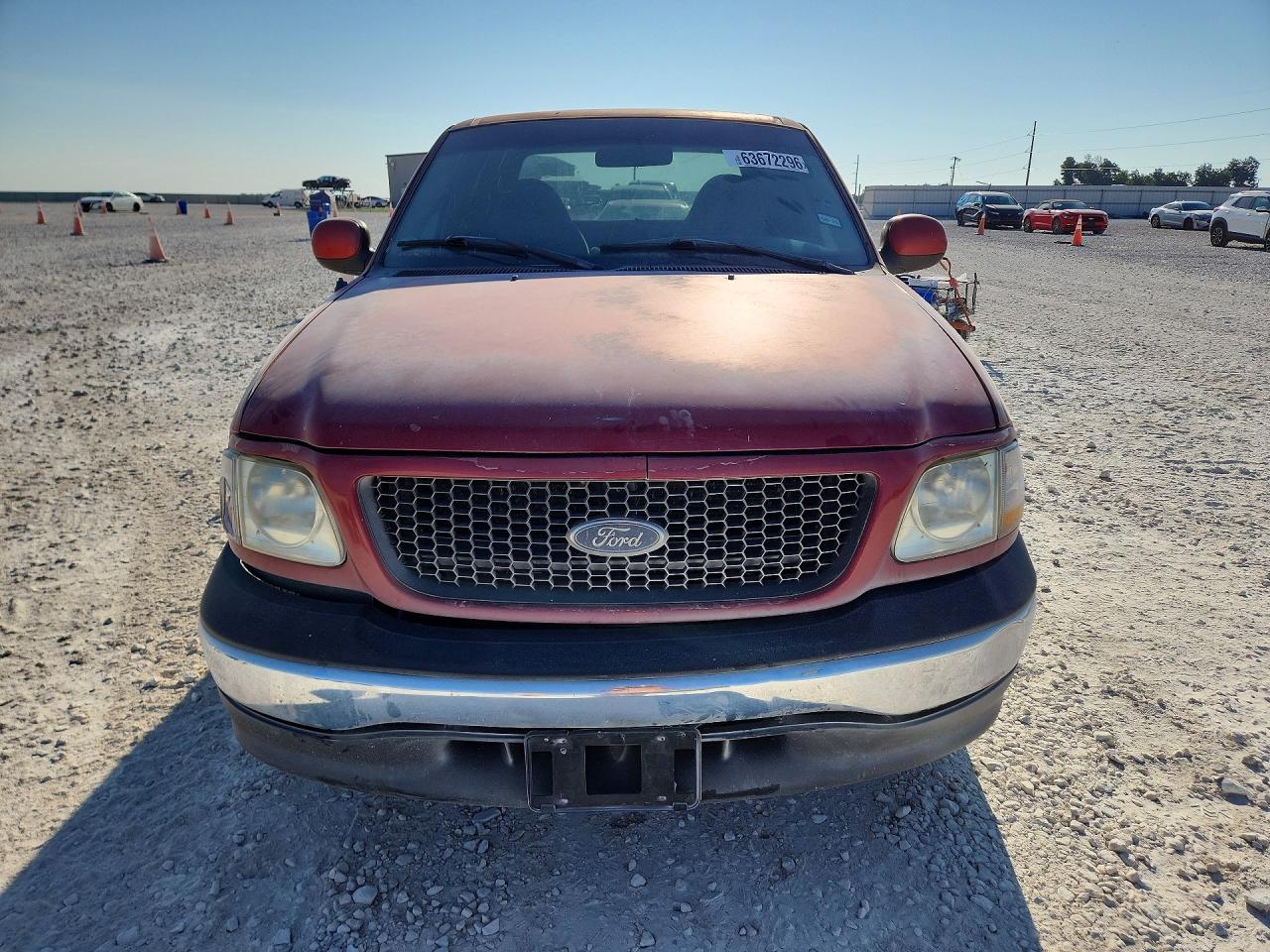 2001 Ford F150 Красный vin: 1FTRX17L11NA09206