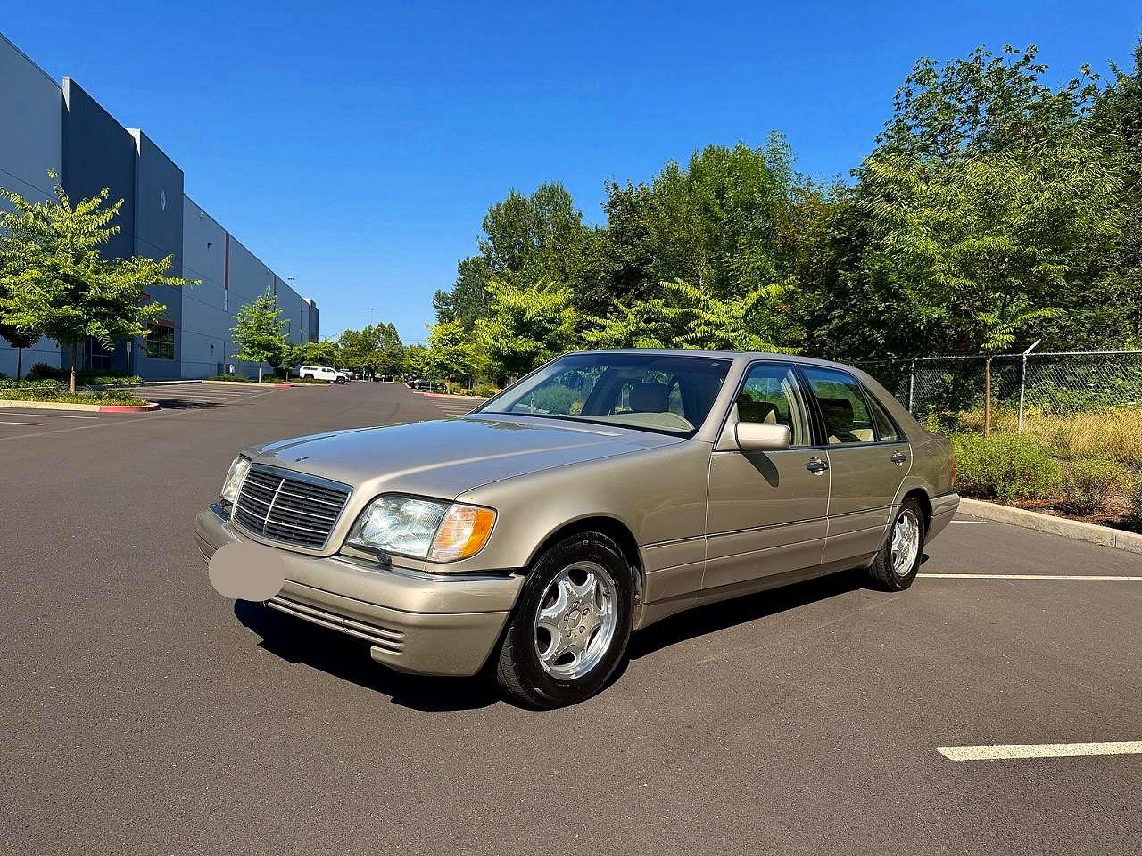 1999 Mercedes-benz S 420 Gold vin: WDBGA43G1XA421644