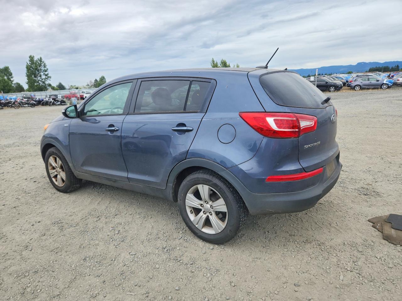 2013 Kia Sportage Lx Blue vin: KNDPBCA26D7466944