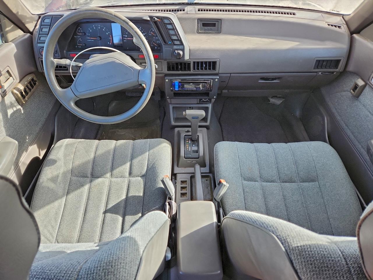 1991 Subaru Loyale Red vin: JF1AC4228MC206100