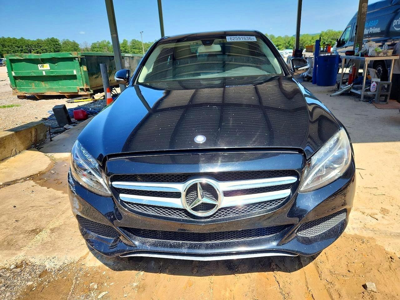 2015 Mercedes-benz C 300 4matic Black vin: 55SWF4KB8FU001212
