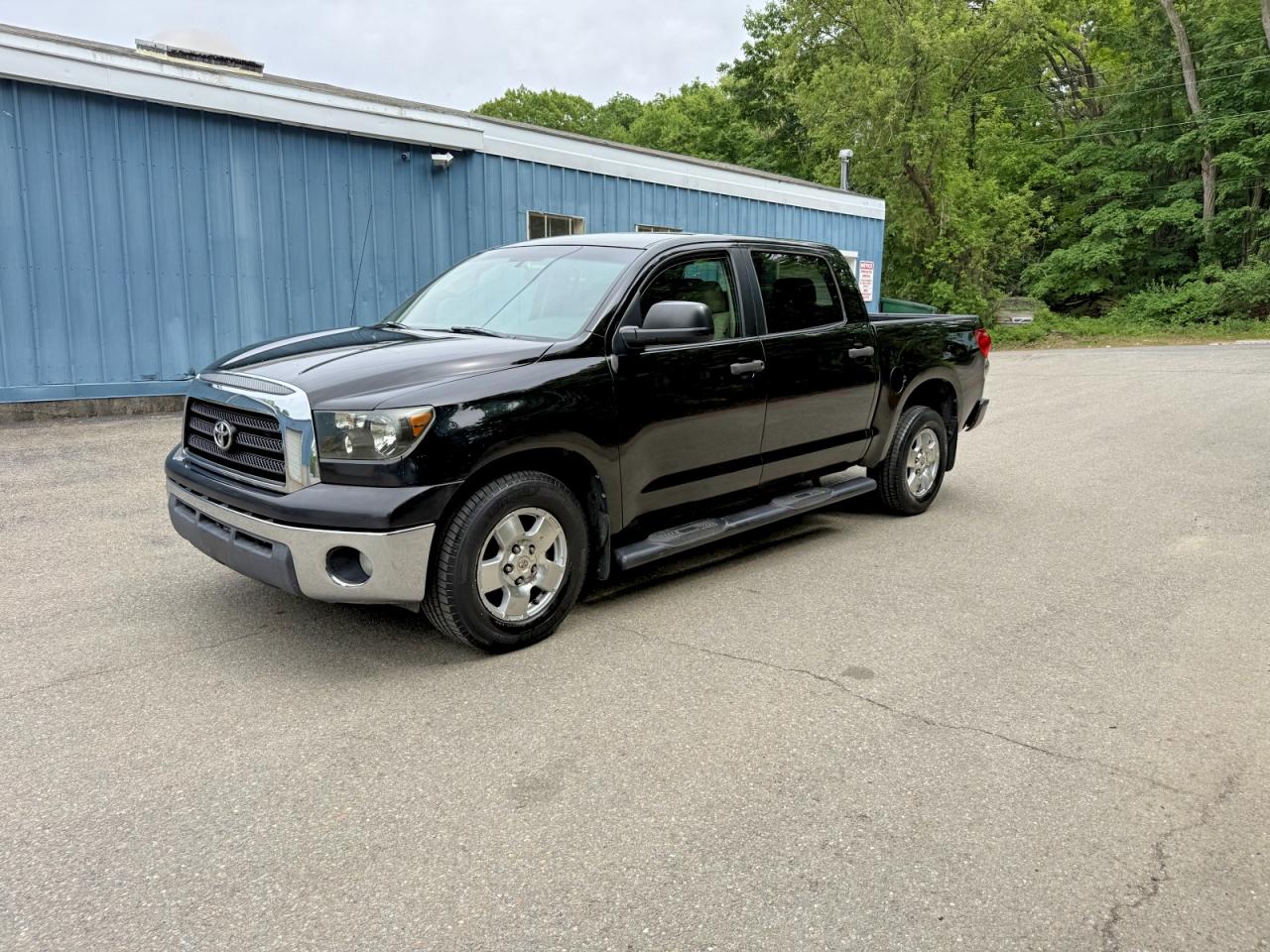 2007 Toyota Tundra Crewmax Sr5 Black vin: 5TBDV54137S459168