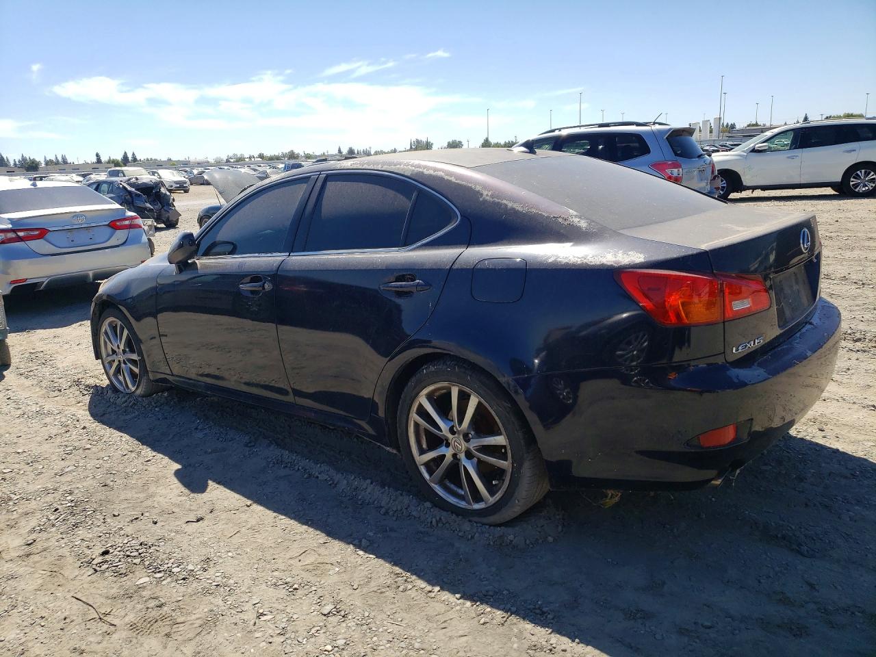 2008 Lexus Is 250 Base Blue vin: JTHBK262785051807