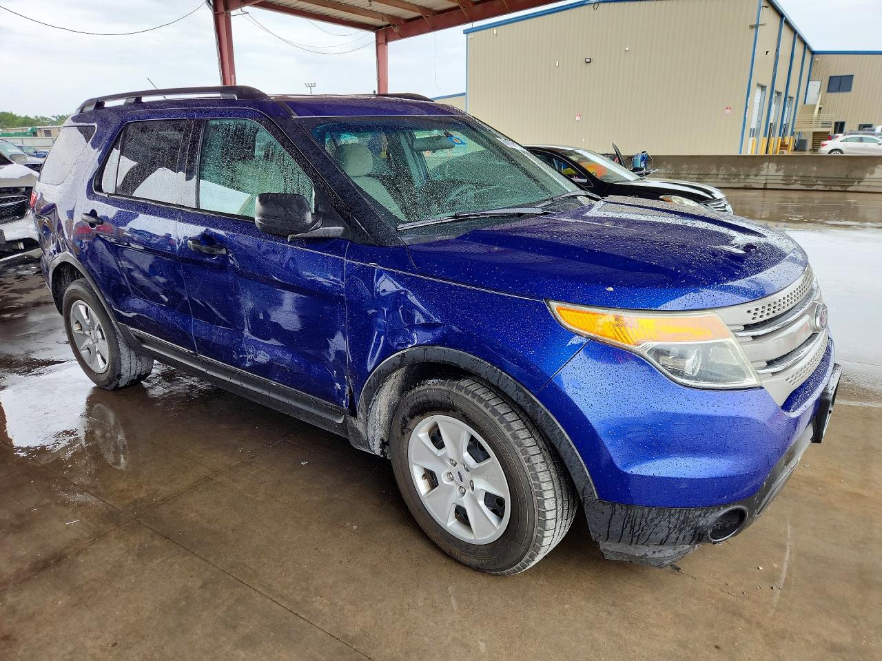2014 Ford Explorer Синий vin: 1FM5K7B82EGC38986
