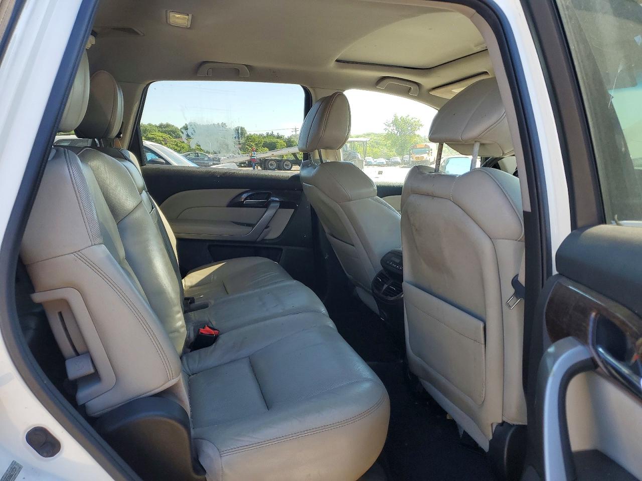 2011 Acura Mdx Advance White vin: 2HNYD2H55BH519539