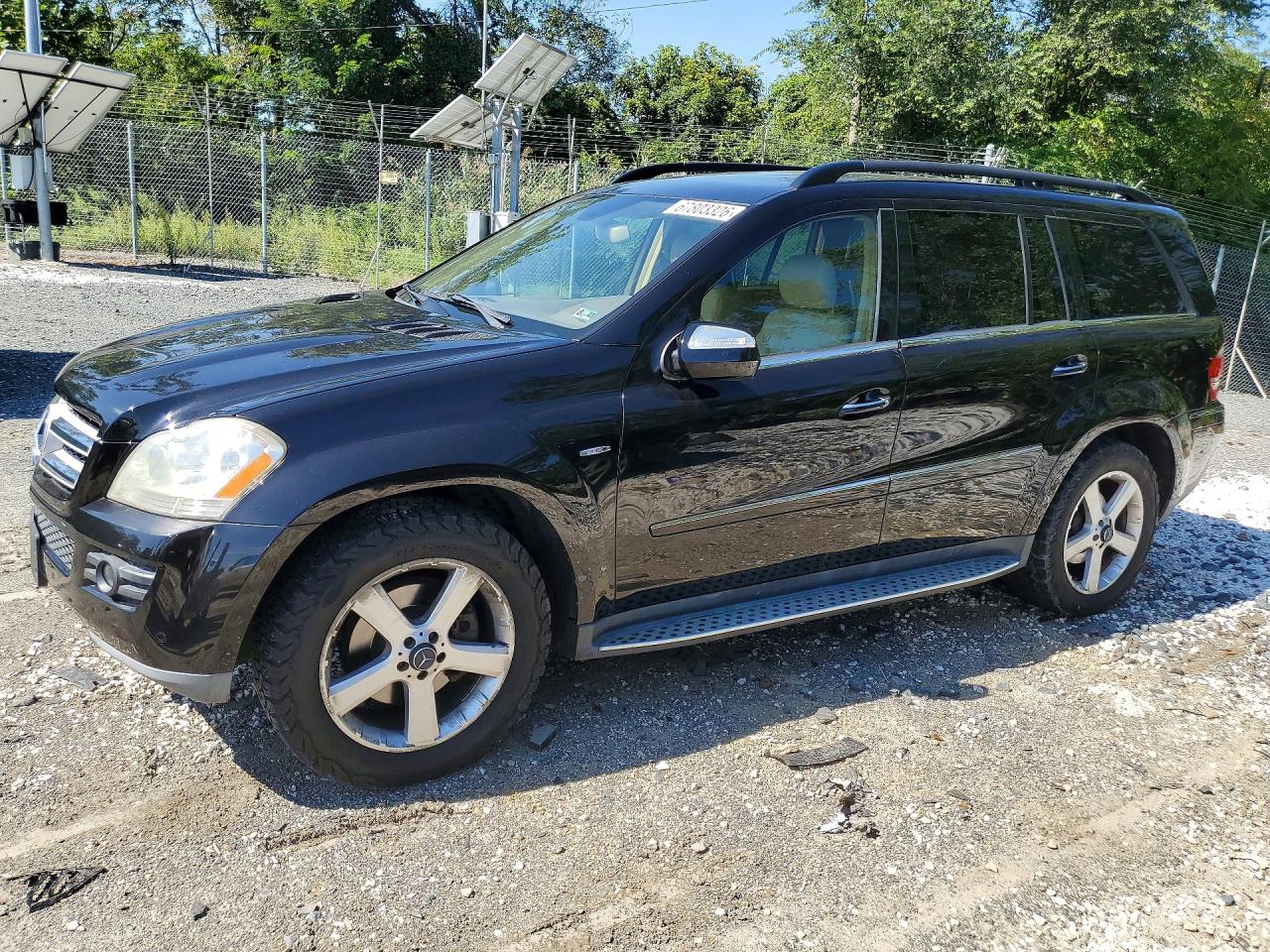 2009 Mercedes-benz Gl Black vin: 4JGBF25EX9A497584