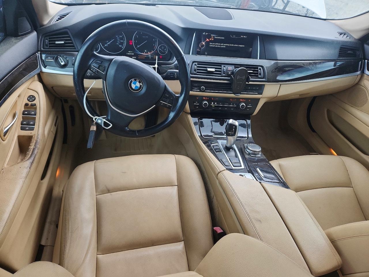 2015 Bmw 528 Xi White vin: WBA5A7C51FD628618
