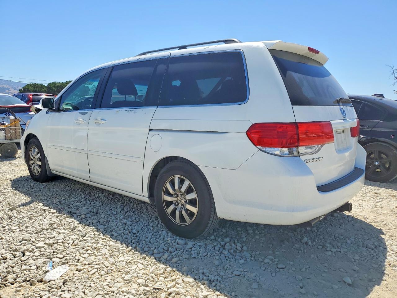2008 Honda Odyssey Exl White vin: 5FNRL38648B112791