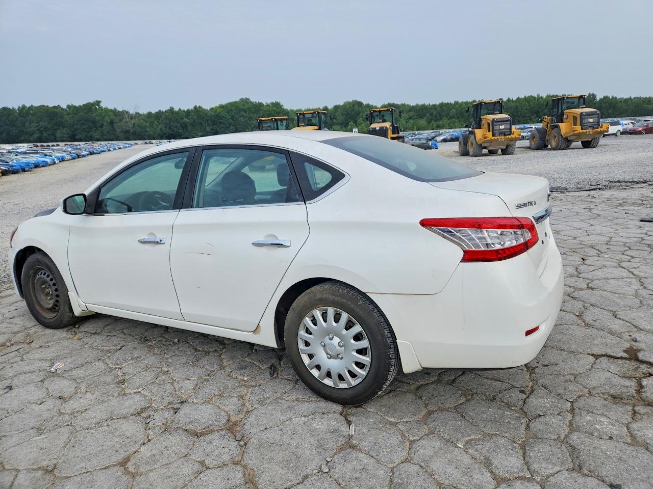 2013 Nissan Sentra S White vin: 3N1AB7AP3DL709200