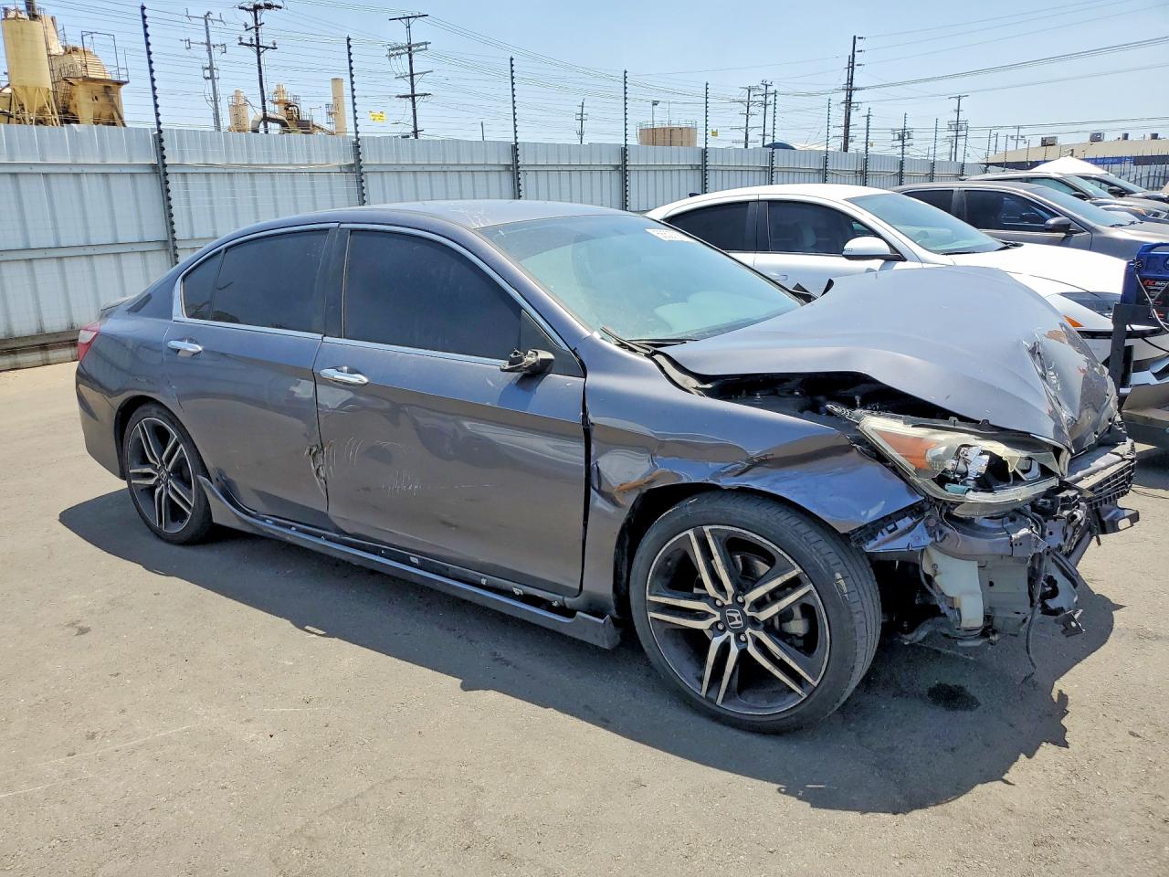 2017 Honda Accord Sport Special Edition Серый vin: 1HGCR2F18HA251399