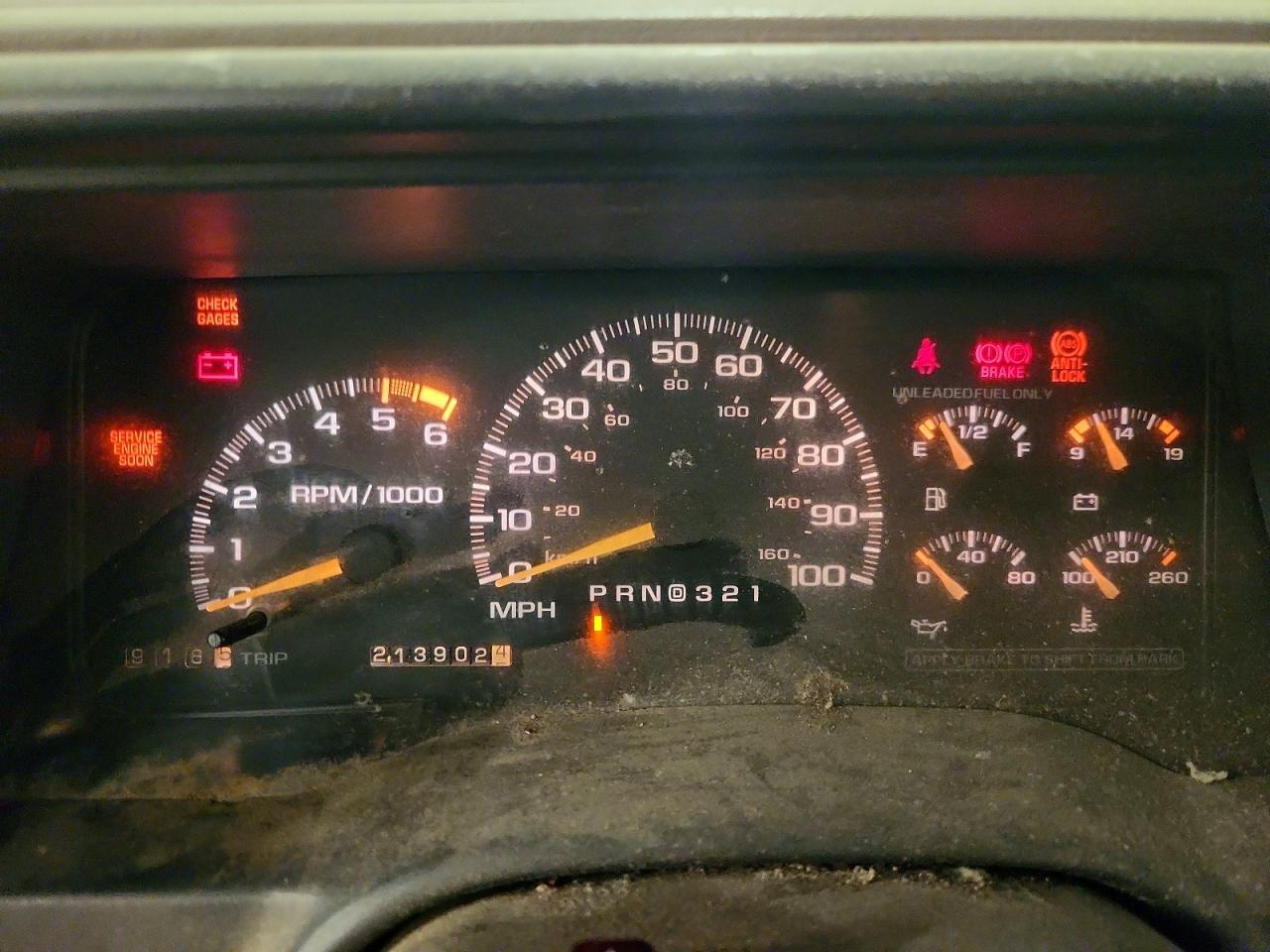 1996 Chevrolet Gmt-400 K1500 Teal vin: 2GCEK19M0T1103388