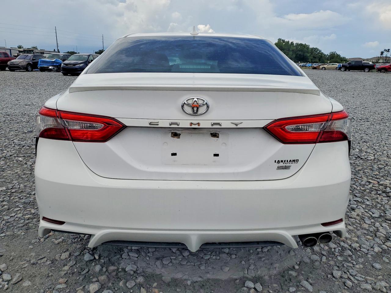 2019 Toyota Camry Se White vin: 4T1B11HK4KU785986