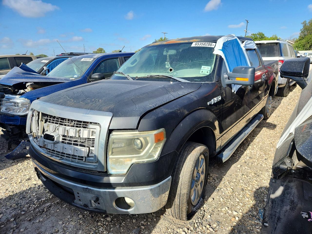 2014 Ford F150 Supercrew Black vin: 1FTFW1CF7EKD50882