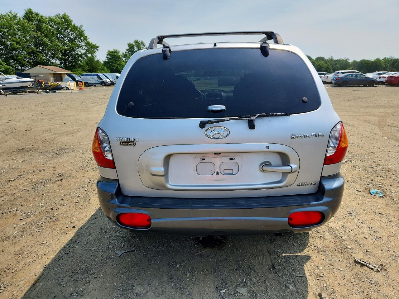 2001 Hyundai Santa Fe Gl Silver vin: KM8SC83D81U110247