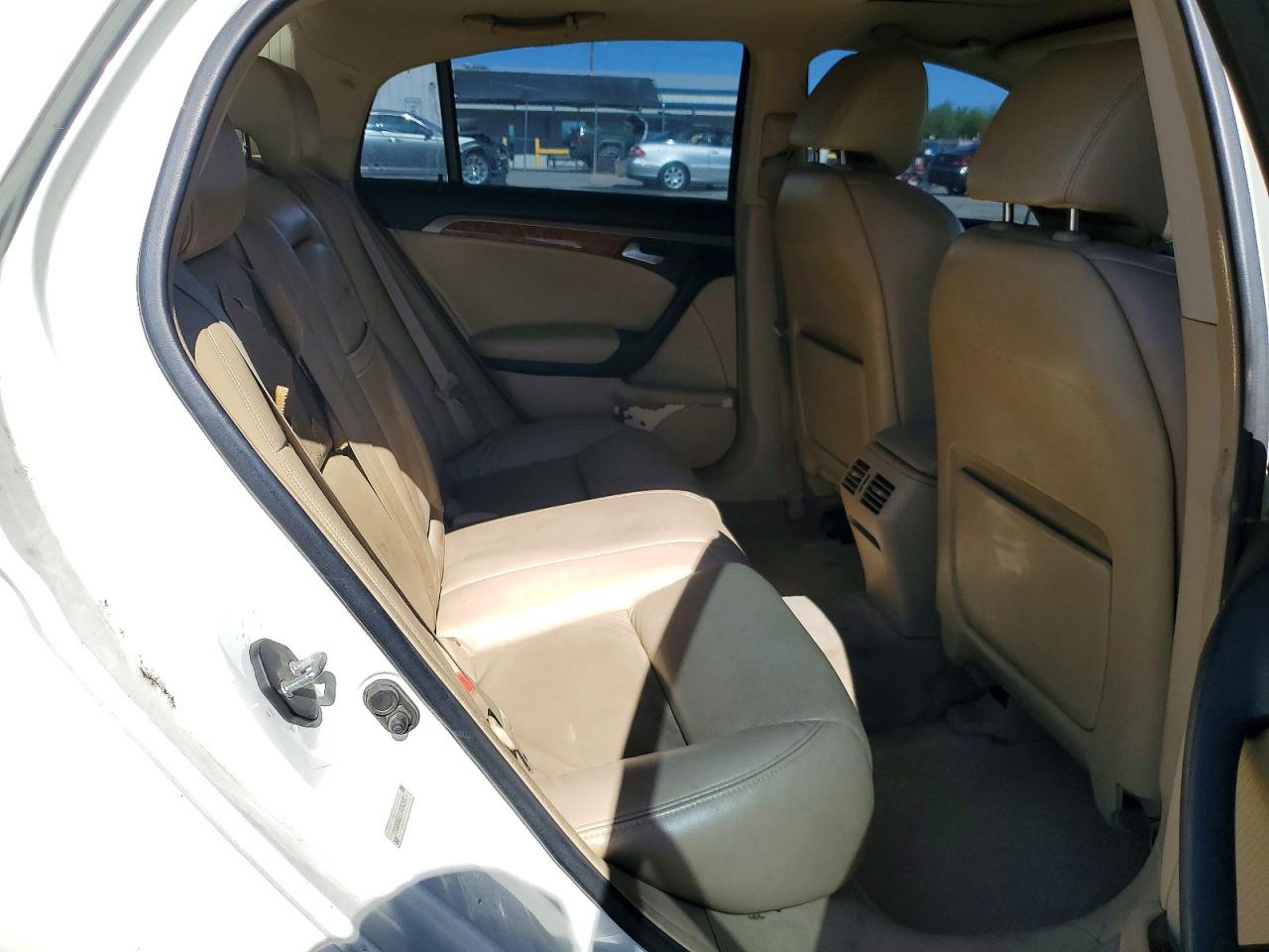 2005 Acura Tl White vin: 19UUA66215A062083