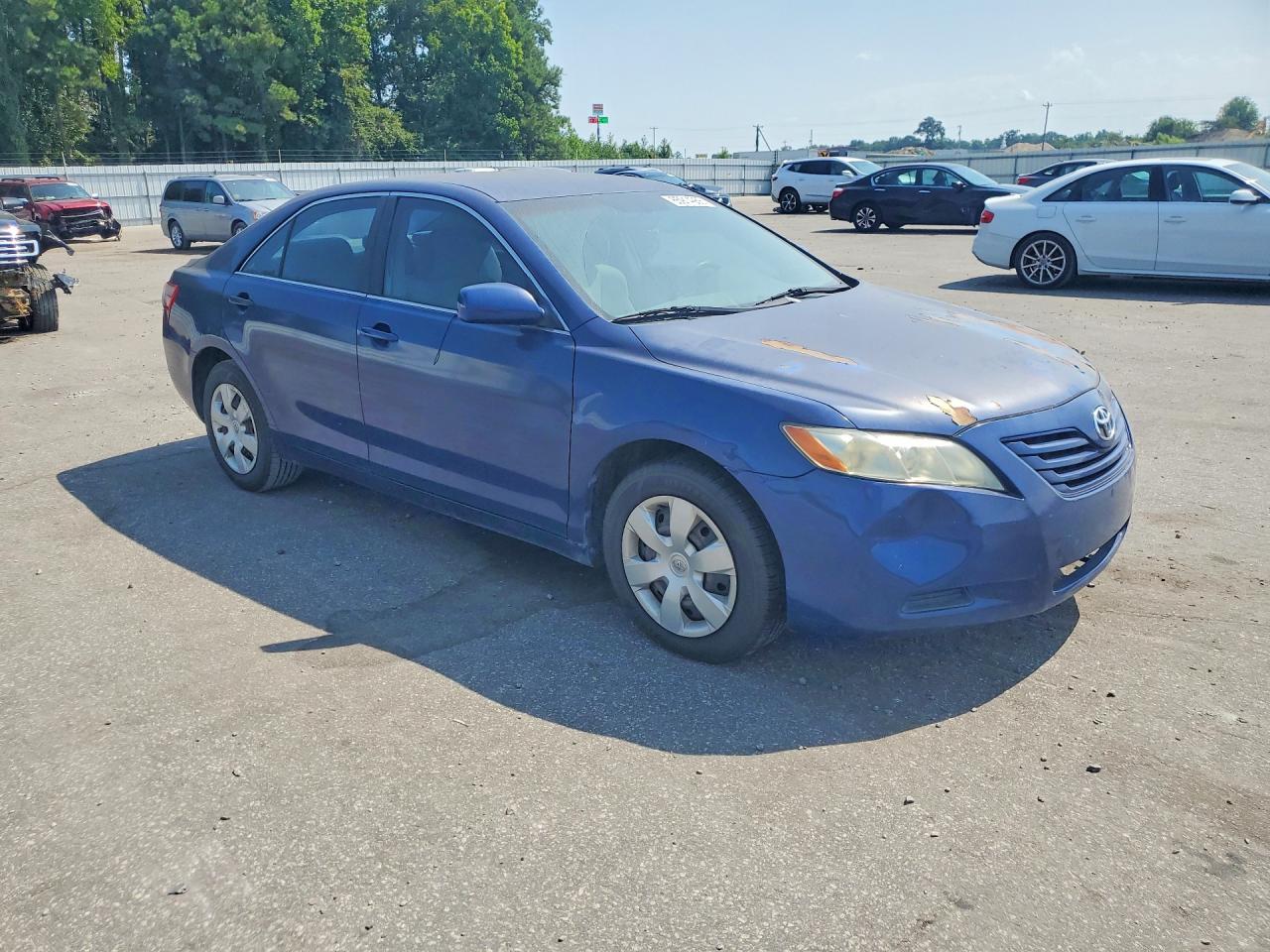 2007 Toyota Camry Le V6 Blue vin: 4T1BK46K57U046778