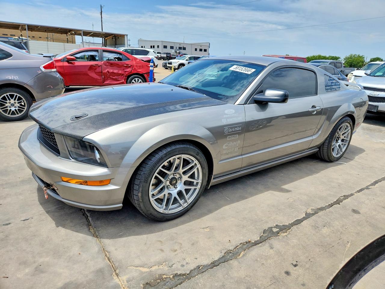 2009 Ford Mustang Gt Gray vin: 1ZVHT82H695106879