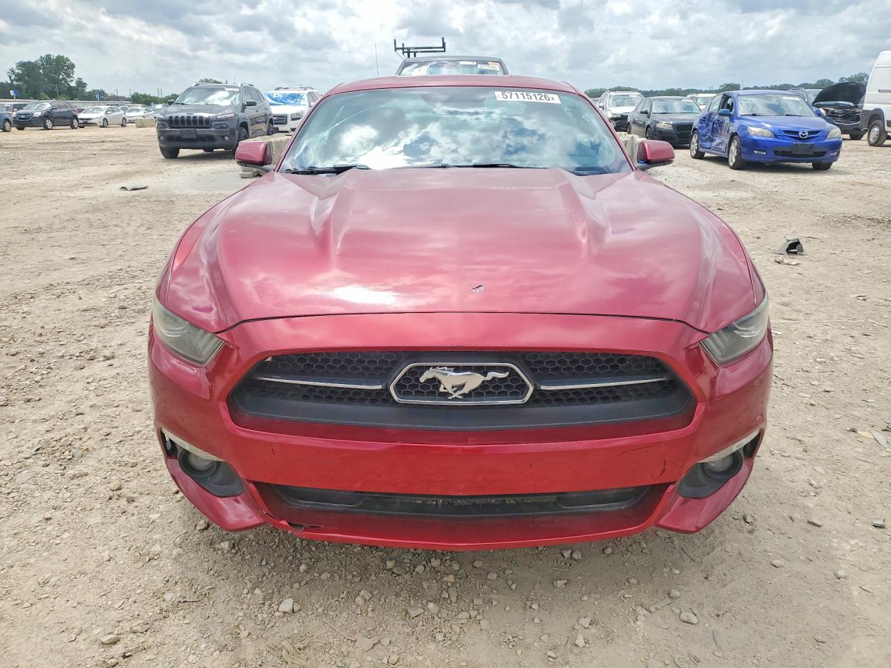 2015 Ford Mustang Red vin: 1FA6P8TH2F5317706