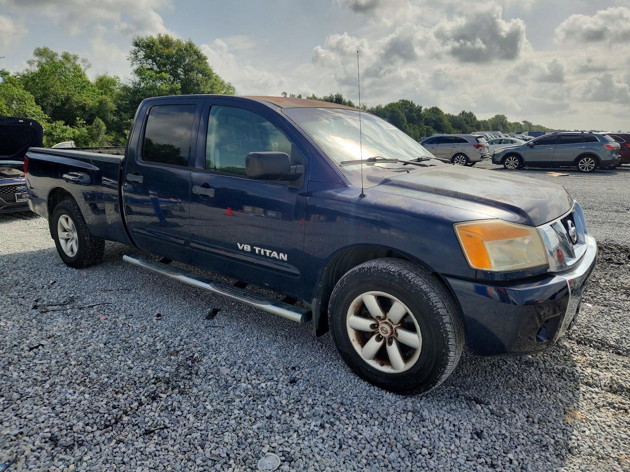 2008 Nissan Titan Xe Ffv Blue vin: 1N6BA07G18N307388
