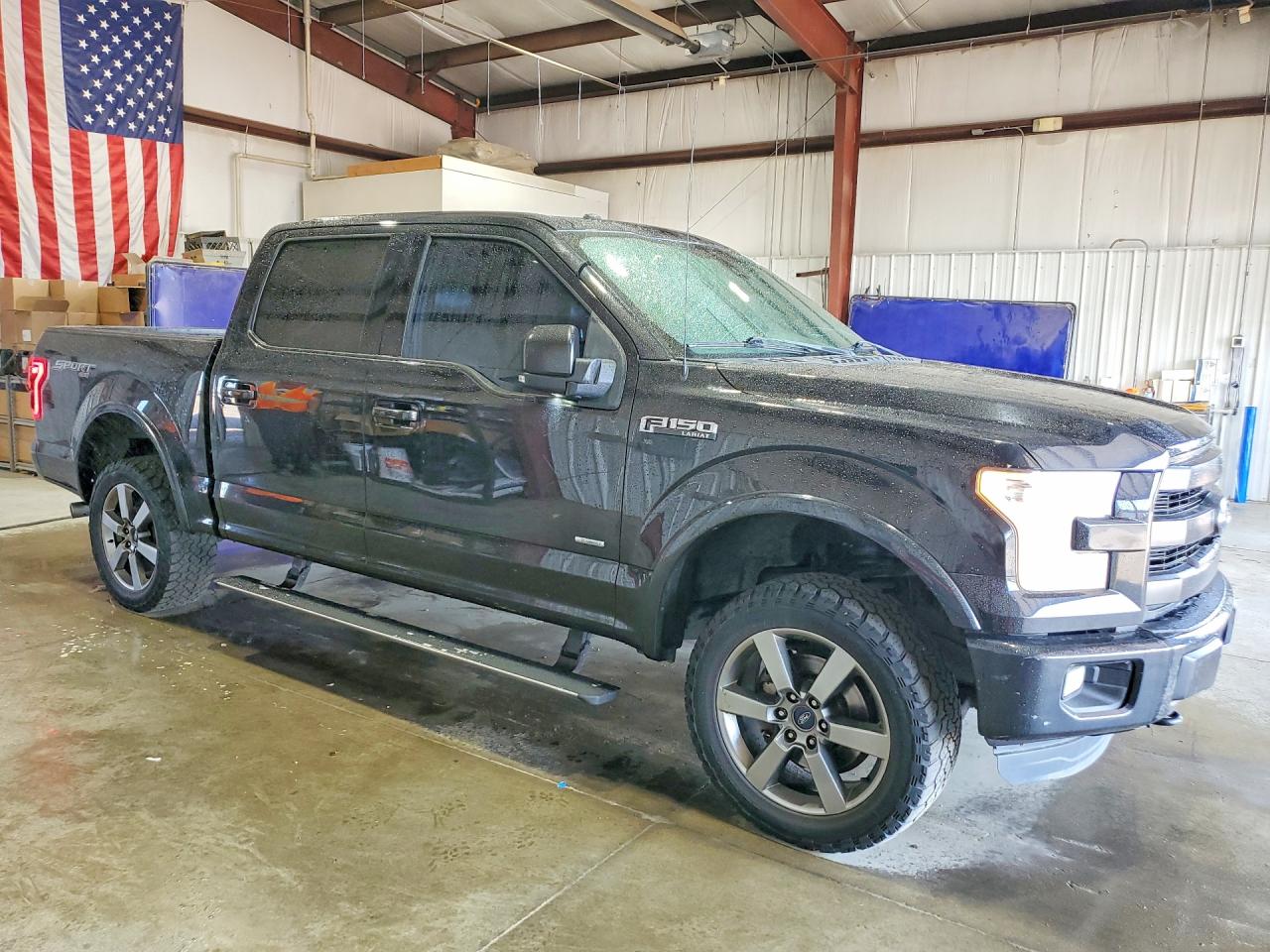 2015 Ford F150 Supercrew Black vin: 1FTEW1EG8FFA64292