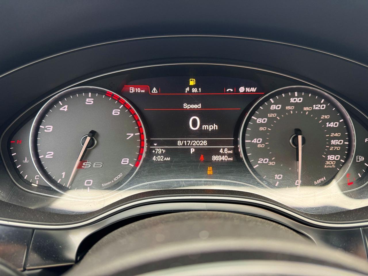 2013 Audi S6 Gray vin: WAUF2AFC9DN103239