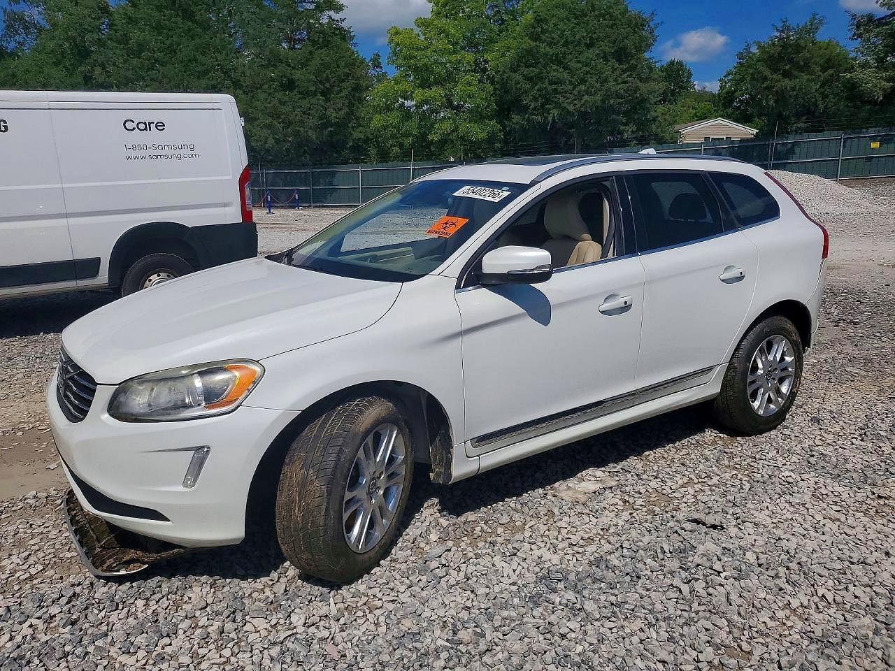 2015 Volvo Xc60 T5 Premier White vin: YV440MDC8F2608159