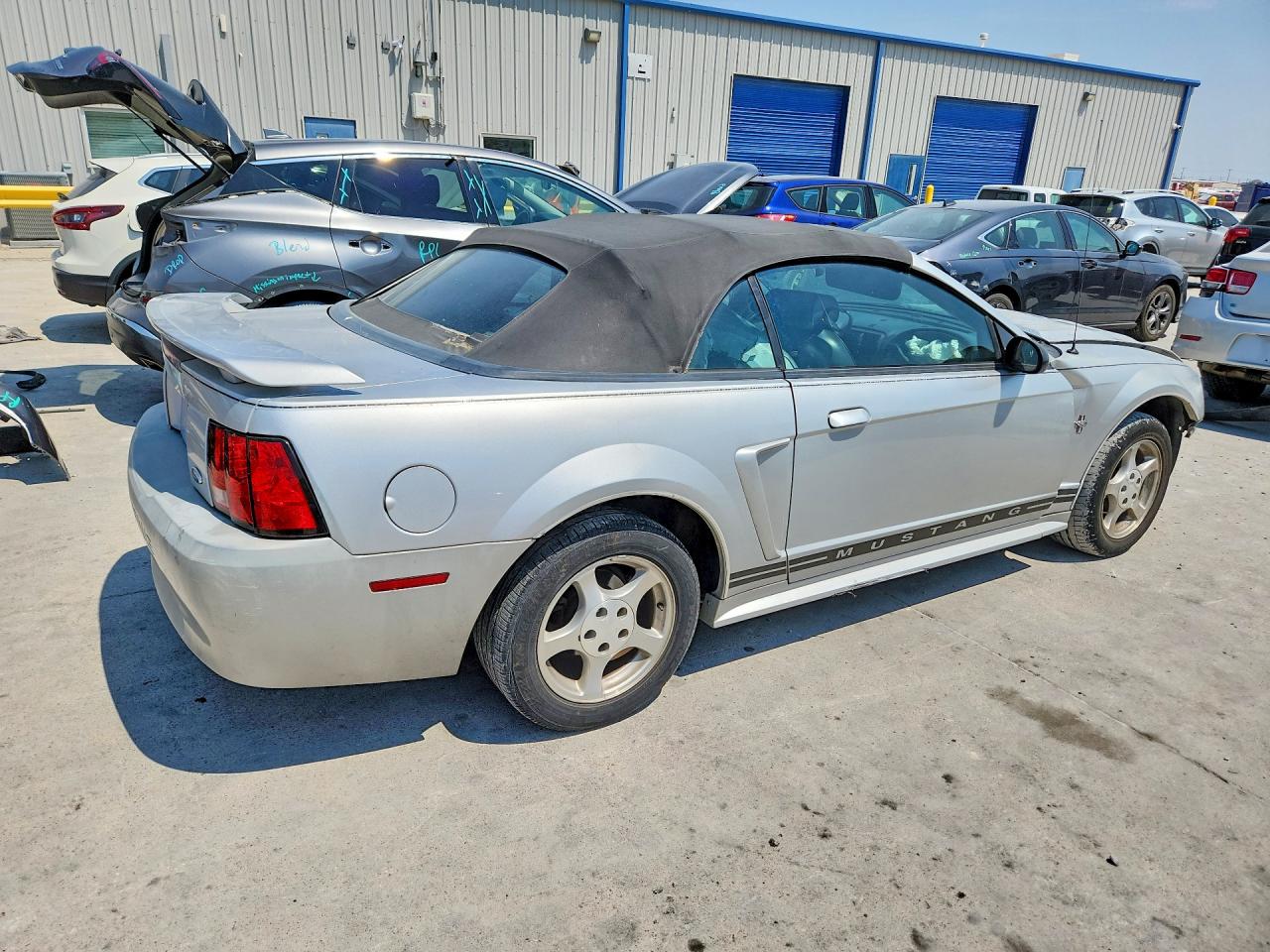 2003 Ford Mustang Silver vin: 1FAFP44463F332929