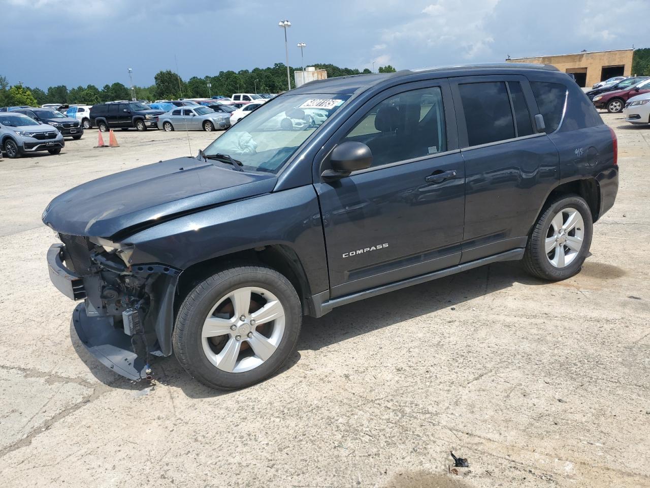 2014 Jeep Compass Sport Gray vin: 1C4NJDBB3ED592521