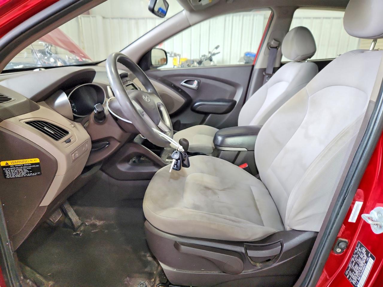 2010 Hyundai Tucson Gls Red vin: KM8JT3AC5AU080276