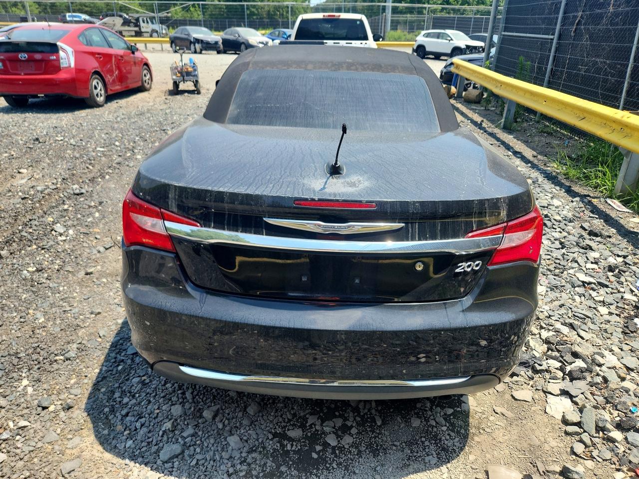 2012 Chrysler 200 Touring Черный vin: 1C3BCBEB1CN121668