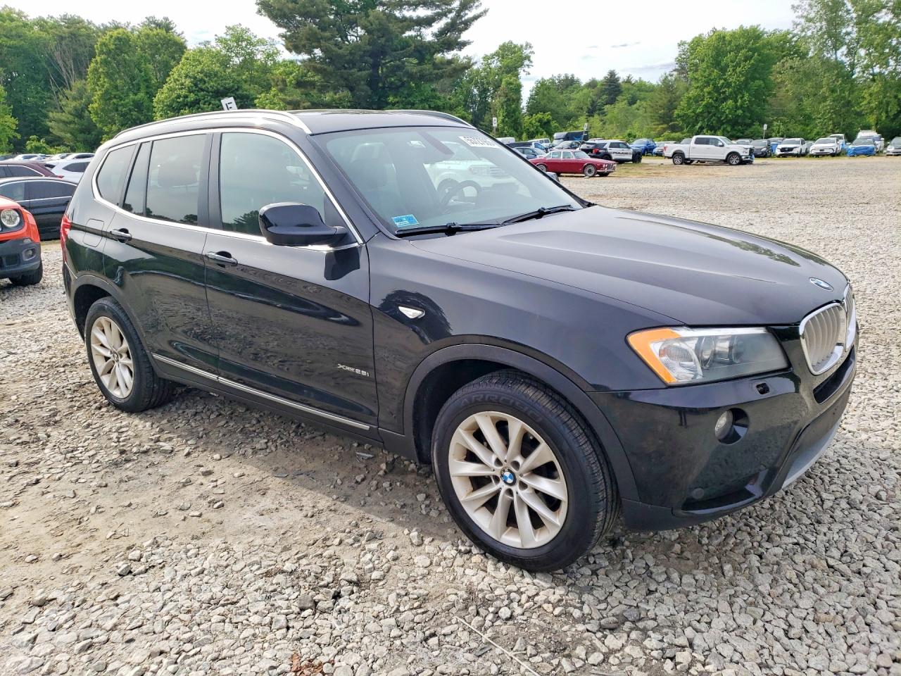 2012 Bmw X3 Xdrive28i Black vin: 5UXWX5C50CL719485