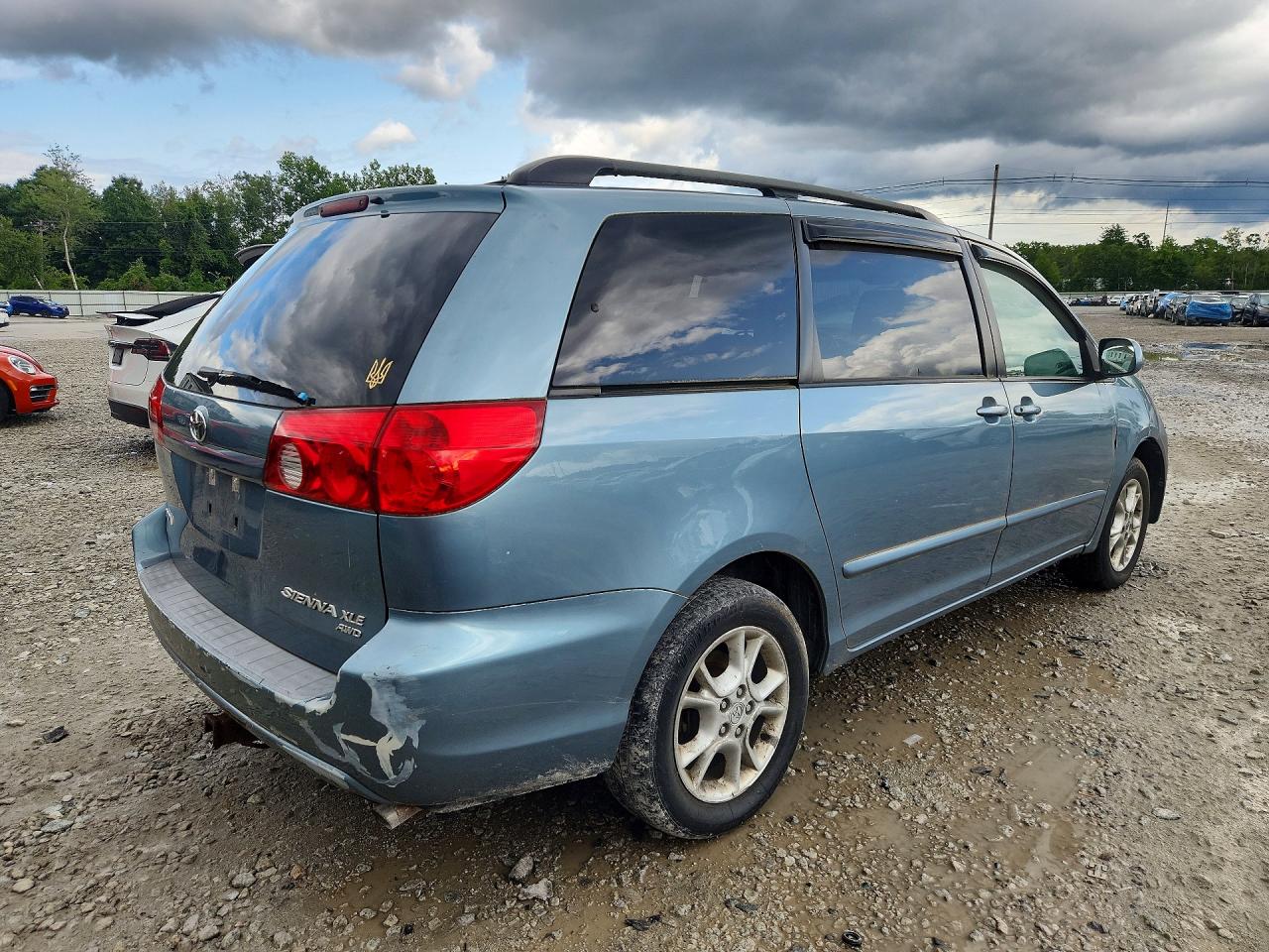 2006 Toyota Sienna Xle 7 Passenger Blue vin: 5TDBA22C56S065733
