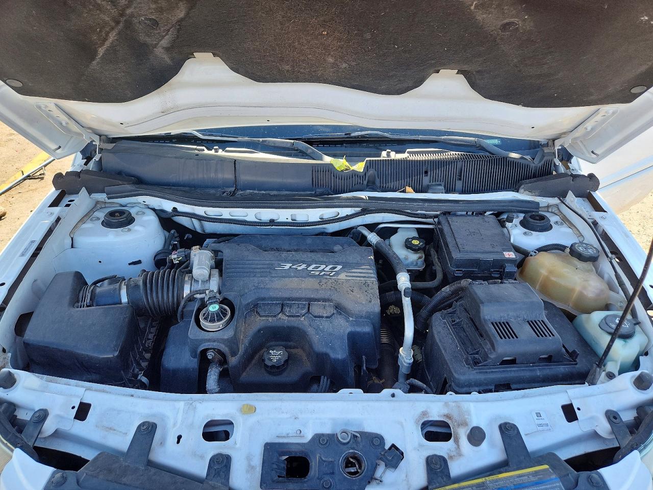 2008 Chevrolet Equinox Lt White vin: 2CNDL33F786059815