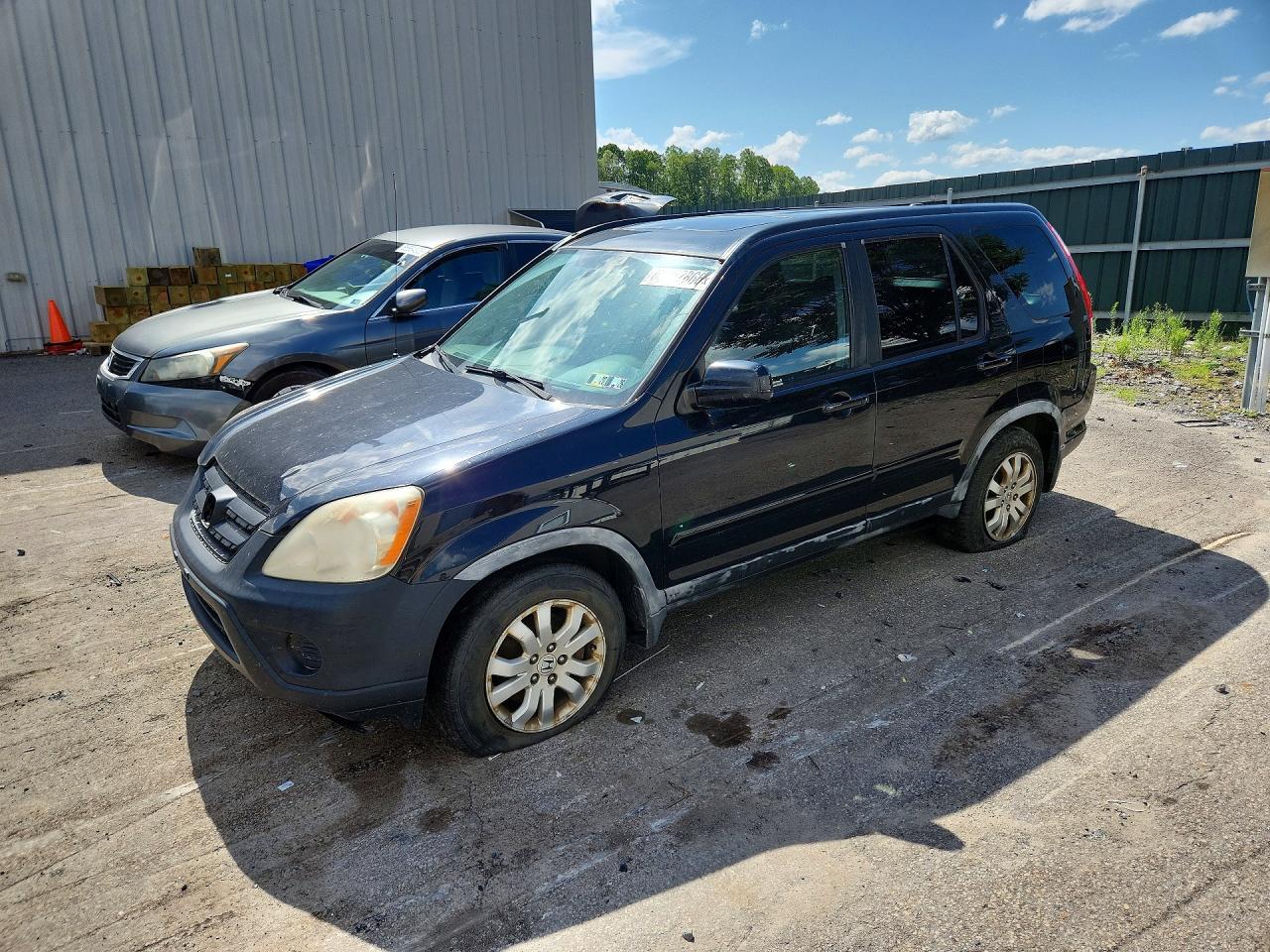 2006 Honda Cr-v Se Black vin: JHLRD78996C001620