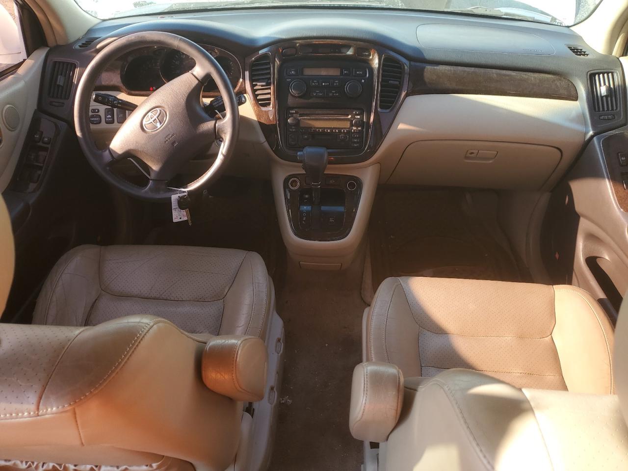 2001 Toyota Highlander White vin: JTEHF21A510019628