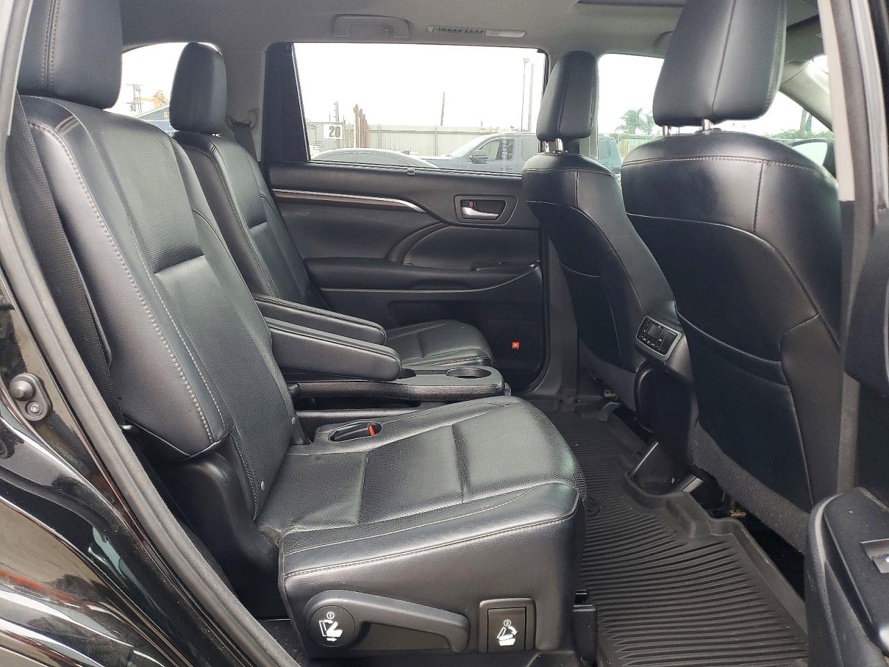 2015 Toyota Highlander Limited Black vin: 5TDDKRFH0FS145543