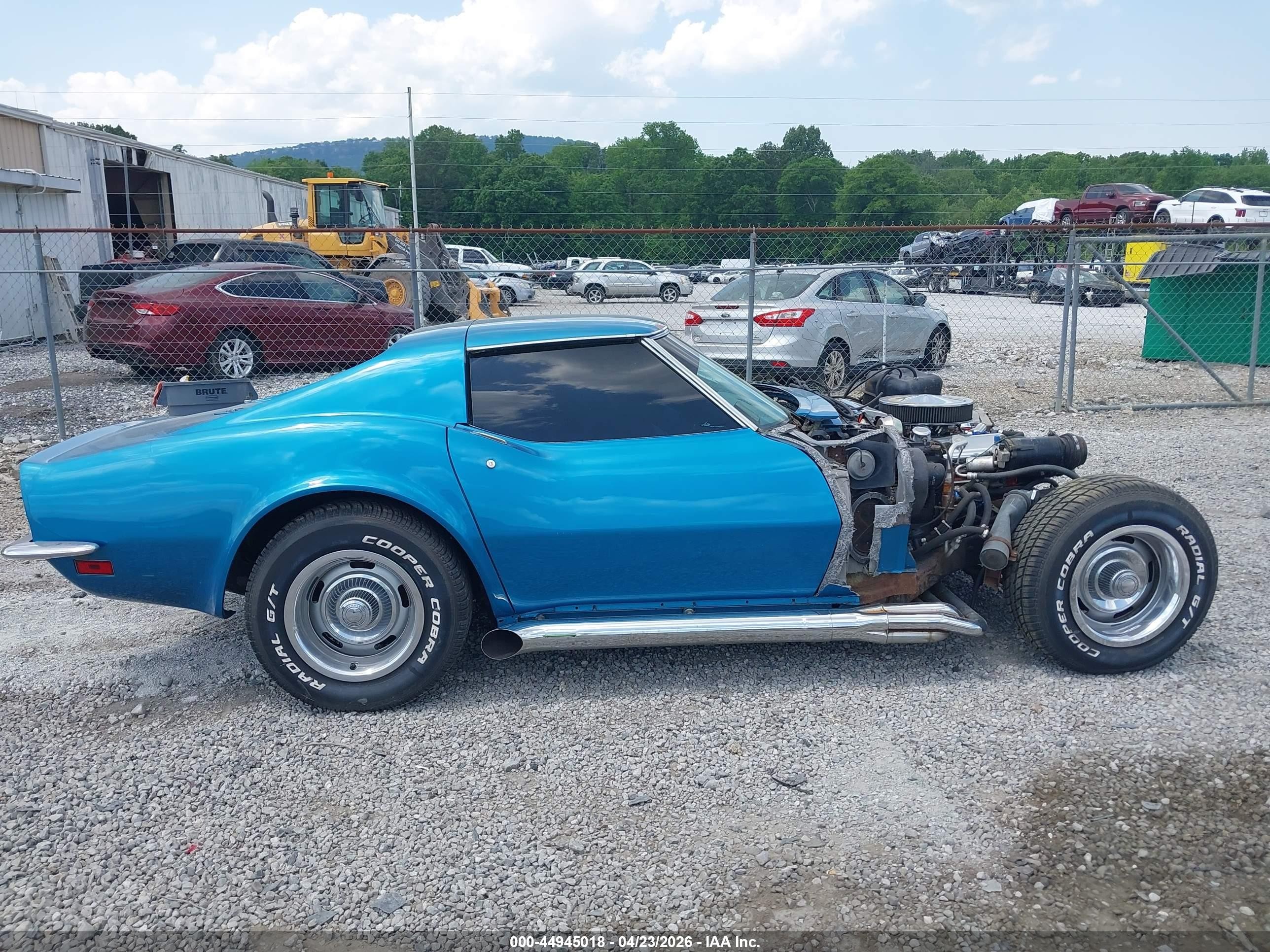1970 Chevrolet Corvette   Синий vin: 4194370S410648   