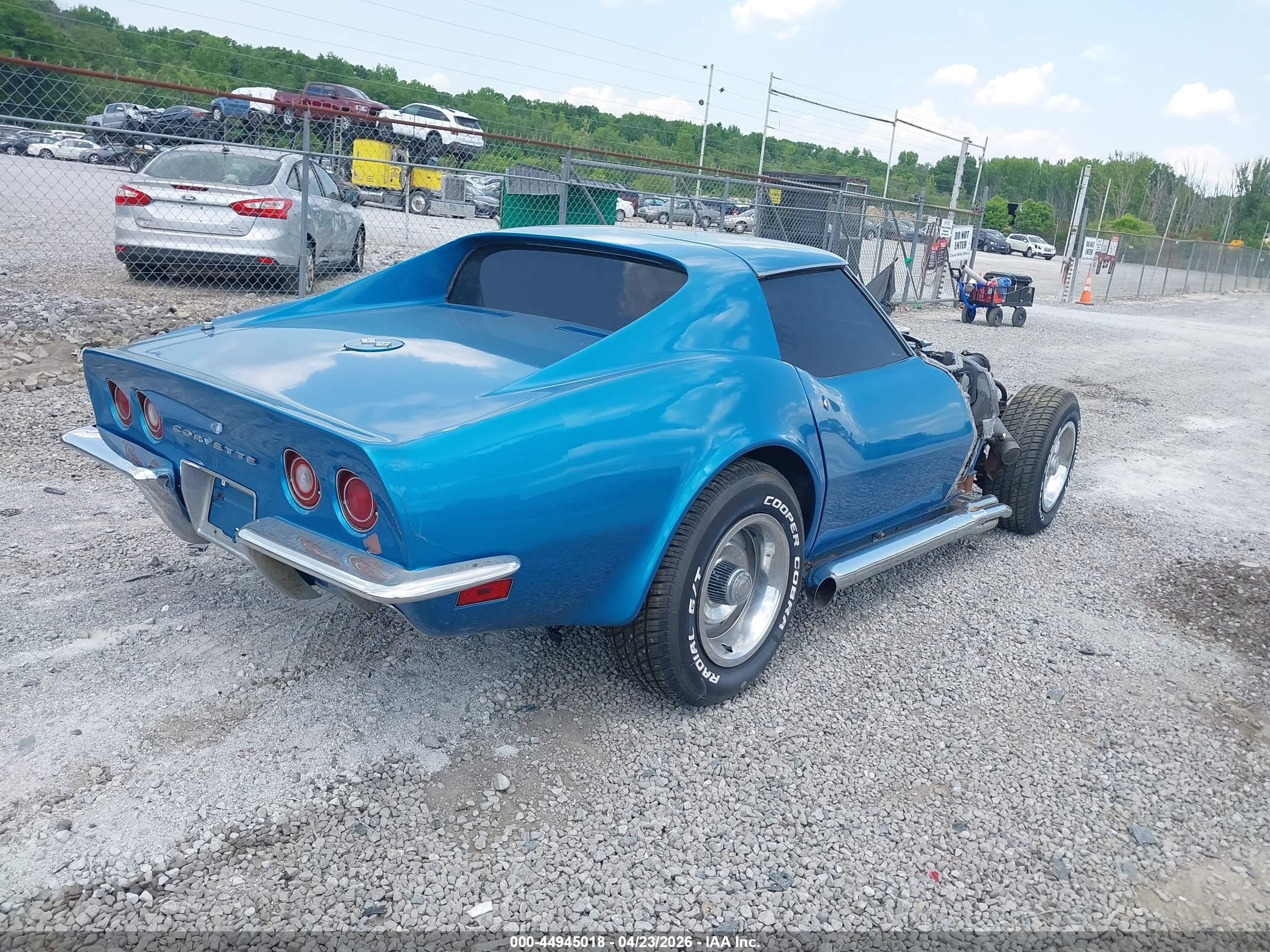 1970 Chevrolet Corvette   Синий vin: 4194370S410648   