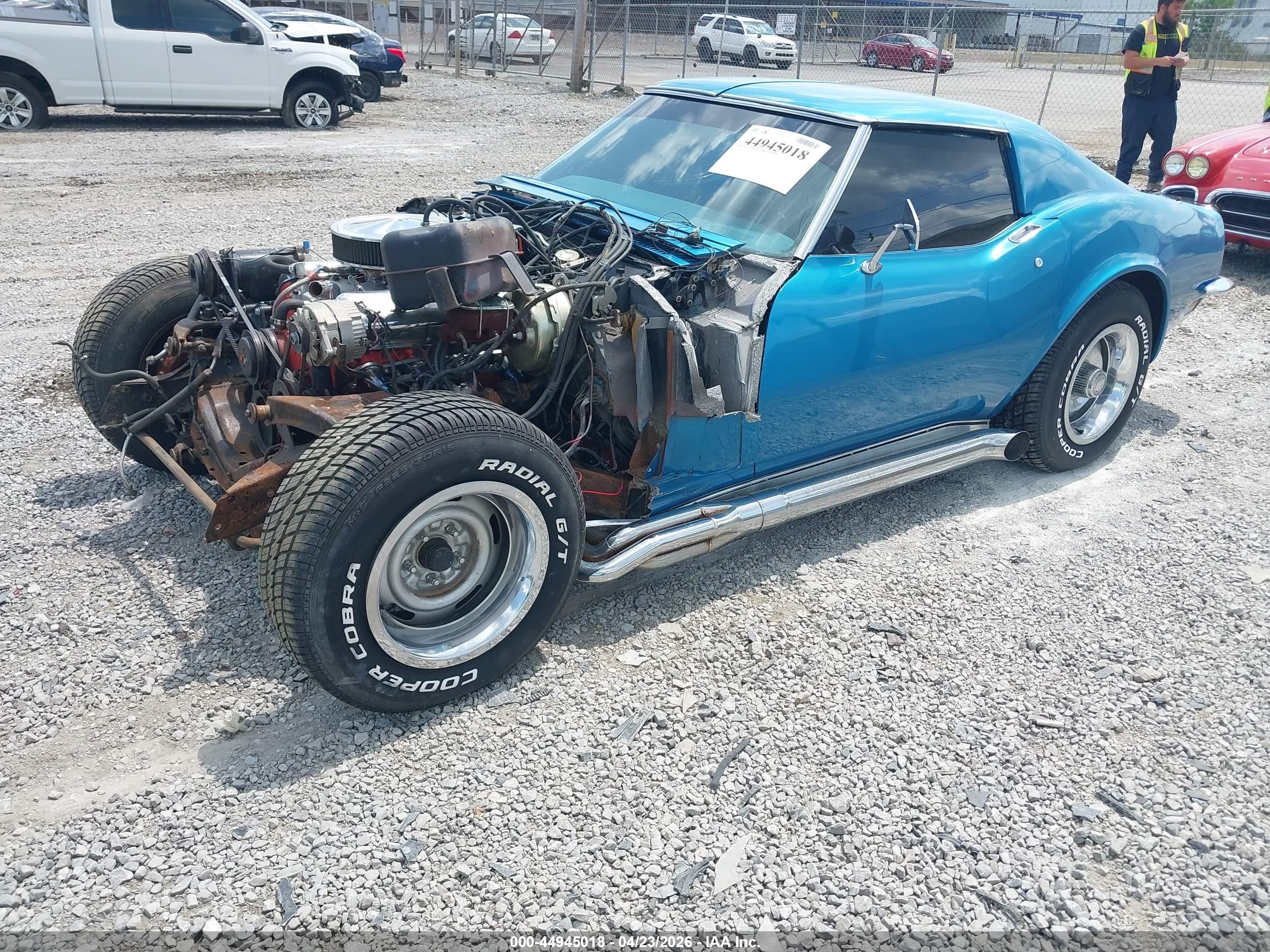 1970 Chevrolet Corvette   Синий vin: 4194370S410648   