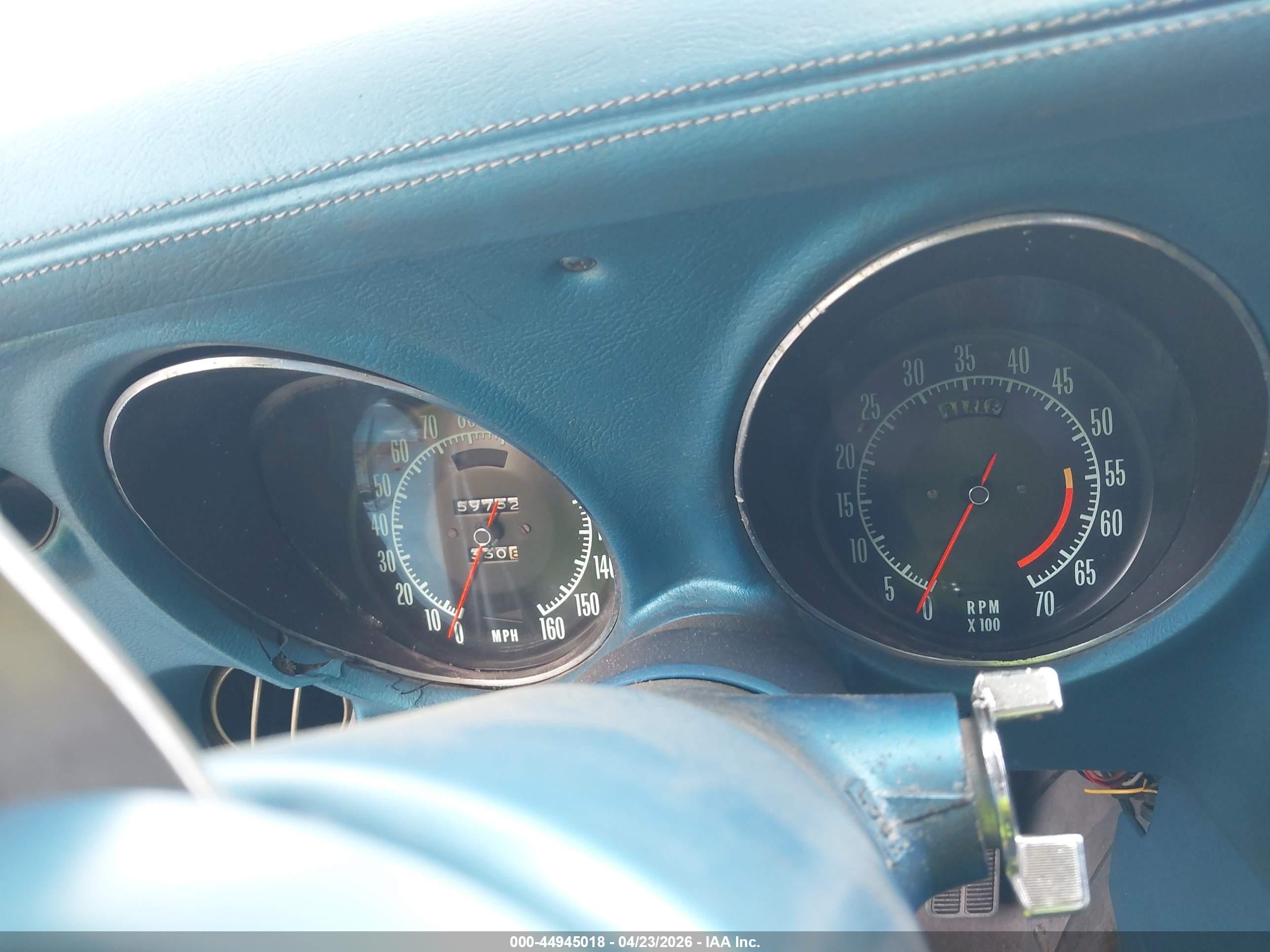 1970 Chevrolet Corvette   Синий vin: 4194370S410648   