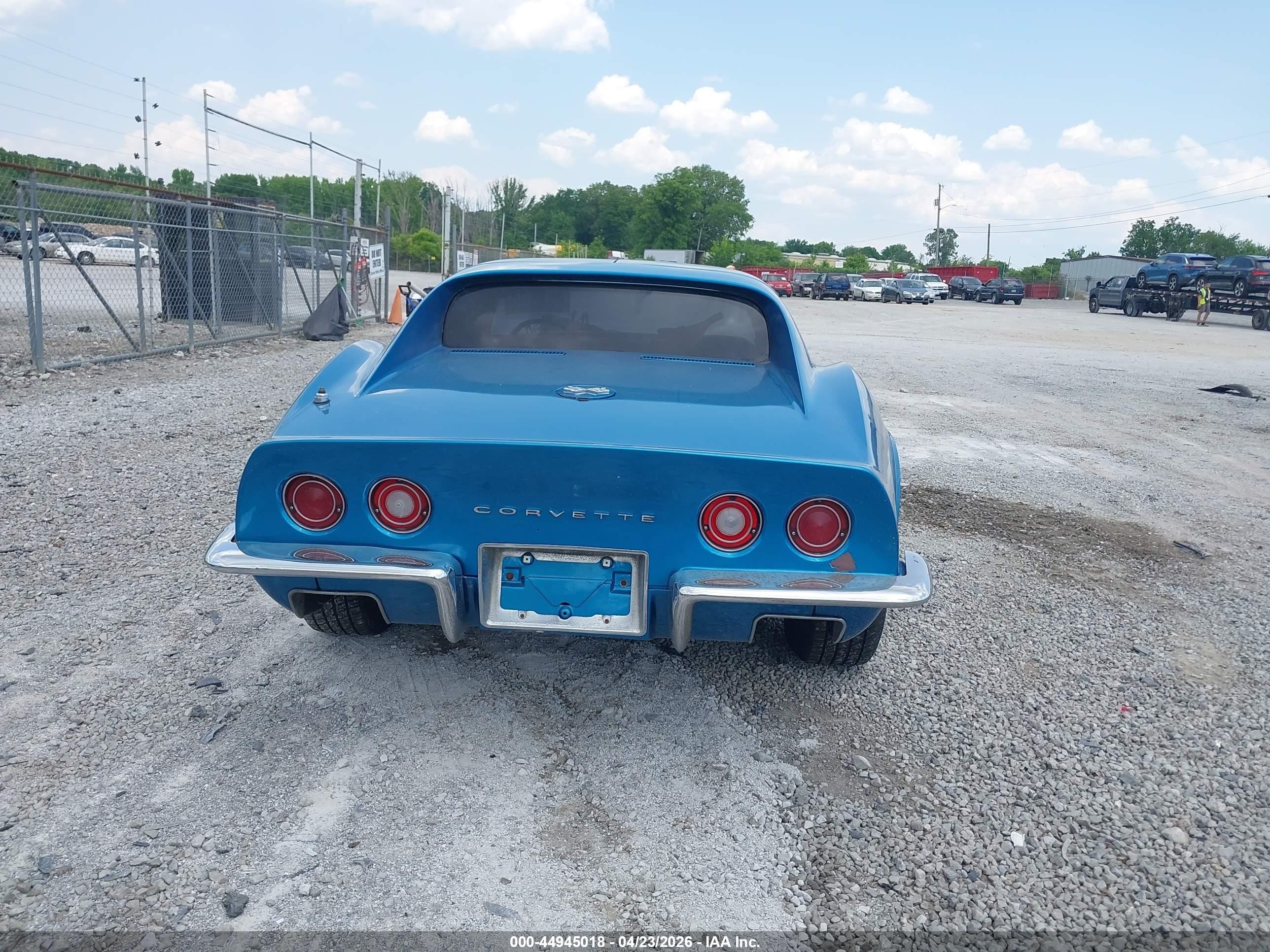1970 Chevrolet Corvette   Синий vin: 4194370S410648   
