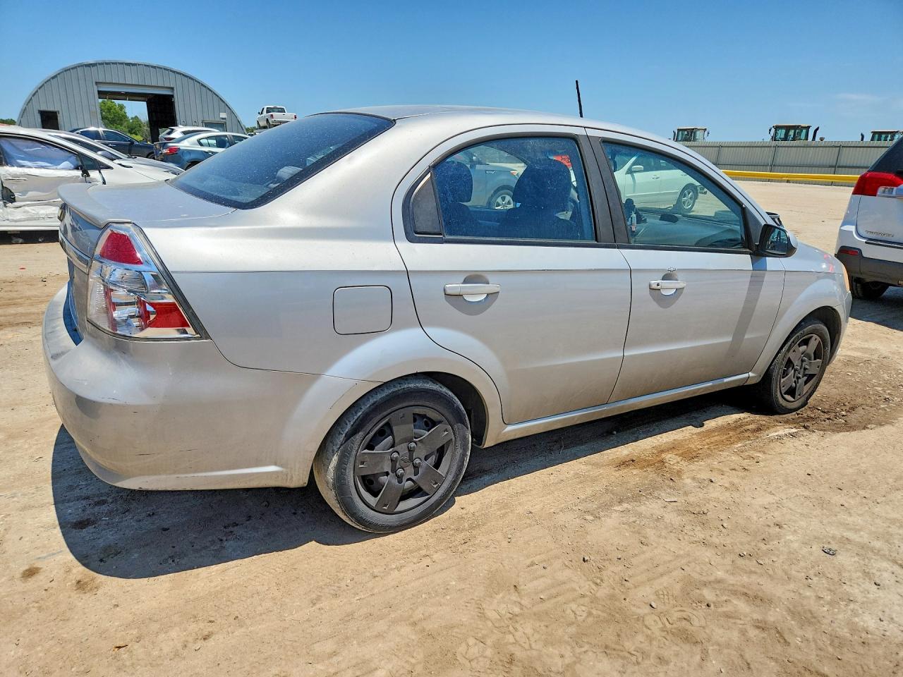 2010 Chevrolet Aveo Ls Silver vin: KL1TD5DE1AB073735