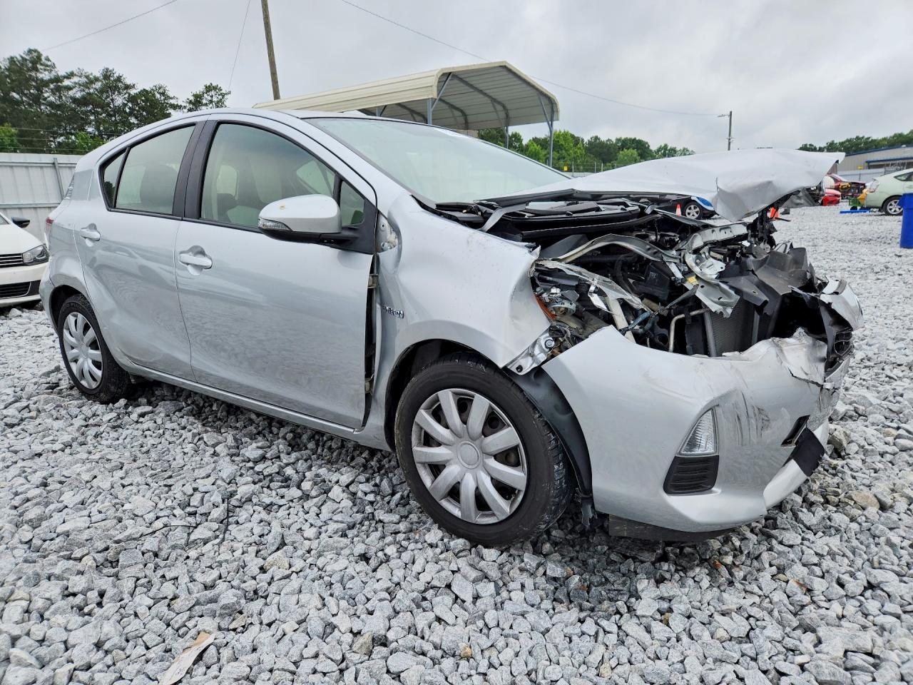 2012 Toyota Prius C One Silver vin: JTDKDTB36C1016661