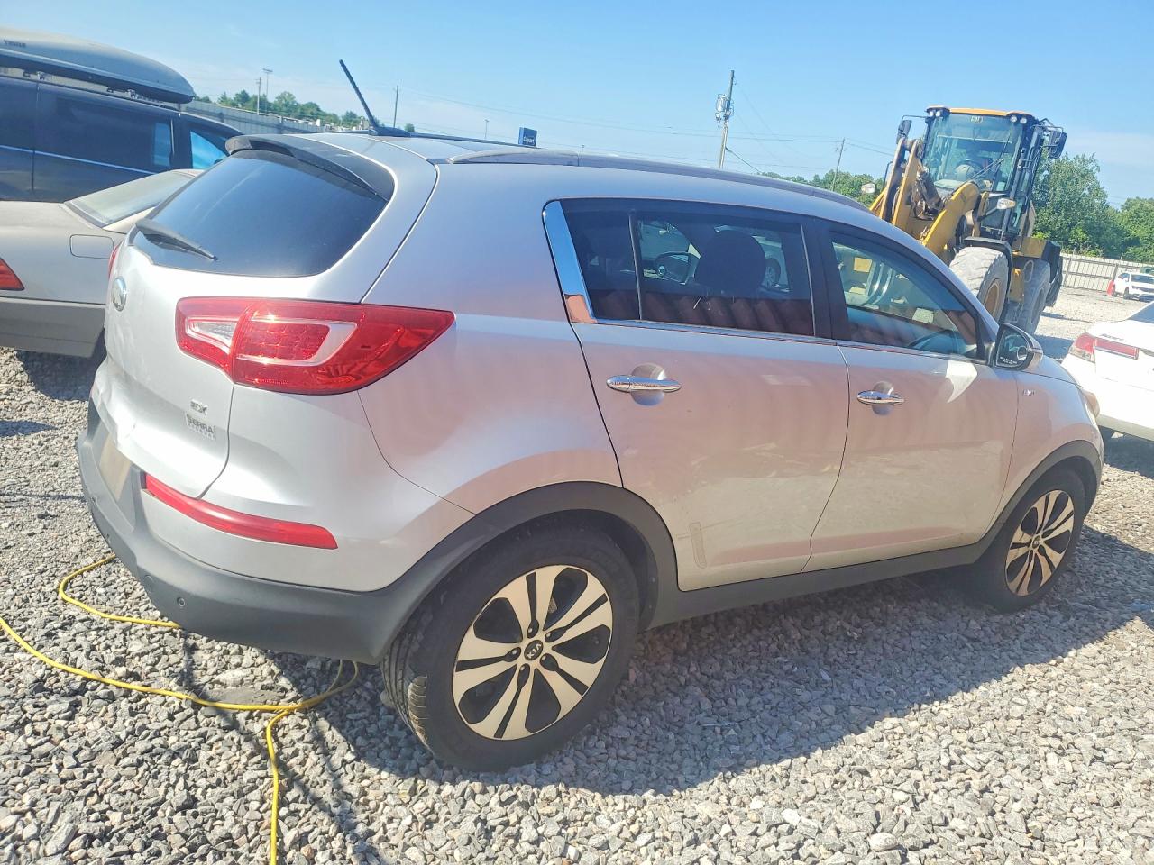 2013 Kia Sportage Ex Серебряный vin: KNDPCCA25D7438274